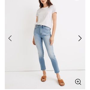 Madewell 10" High-Rise Skinny Crop Jeans